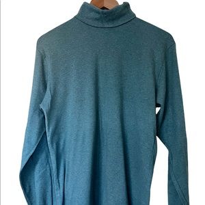 Vintage L.L. Bean Teal Turtle Neck size Large